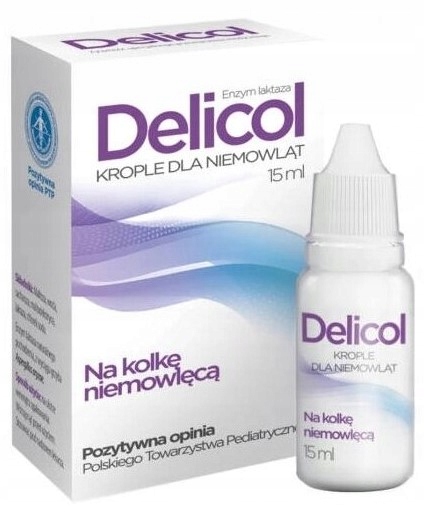 DELICOL krople na kolkę niemowlęcą 2 x 15 ml