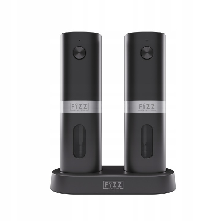 Młynek elektryczny do pieprzu i soli Fizz z akumulatorem Podstawka