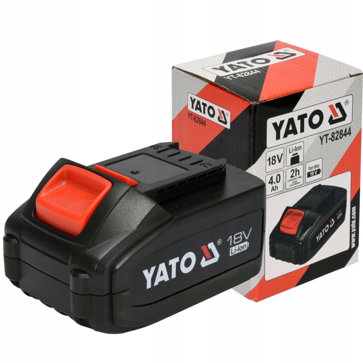 YATO AKUMULATOR BATERIA LITOWO JONOWA 4,0Ah 4Ah 18V YT-82844 DO ŁADOWARKI