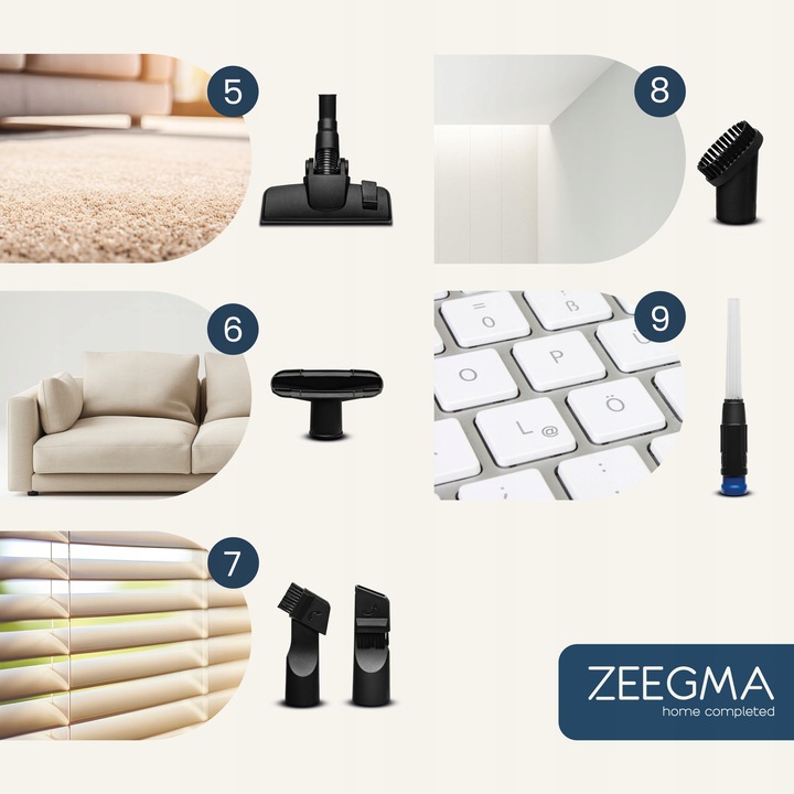 ODKURZACZ CYKLONOWY 4000W BEZ WORKÓW TURBO MOC SYSTEM SSANIA 2,5L ZEEGMA