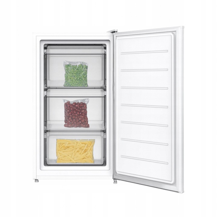 Mała zamrażarka szufladowa 41dB 85cm Biała Pojemna