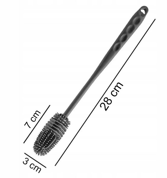 BUTELKA FILTRUJĄCA DAFI SOLID 0,7l CZARNA BARWIONA FITMANIA + SZCZOTKA
