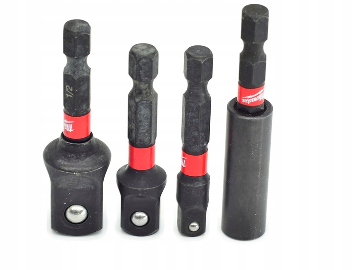 Milwaukee Zestaw 3szt Adapter Uchwyt 1/4 1/2 3/8 4932479228 + Adapter 60mm