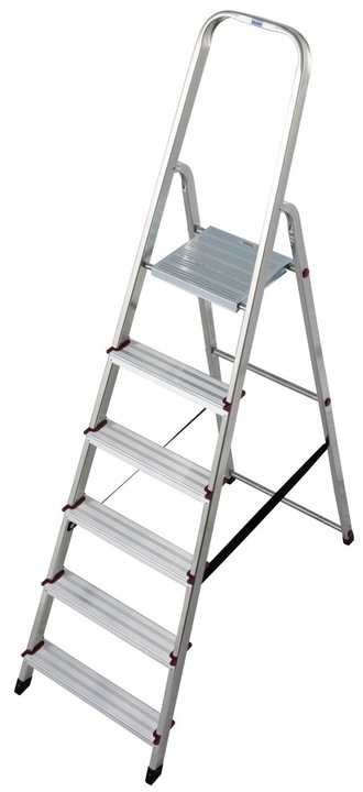 Drabina aluminiowa domowa Krause Corda 6 stopniowa