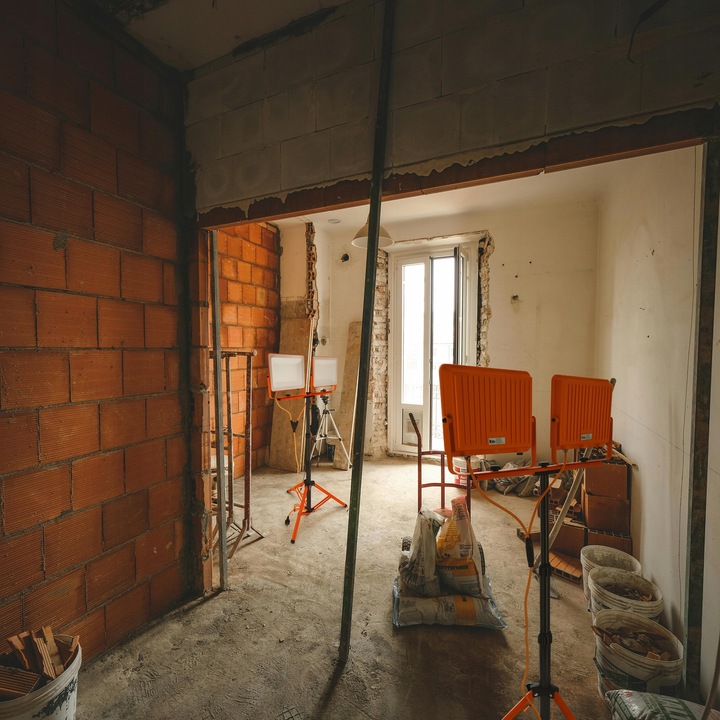 Halogen LED Statyw Budowlany Naświetlacz 2x 100W 10000lm Lampa Na