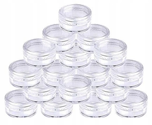 Pojemniczki SŁOICZKI na ozdoby 3ml. - 100szt.