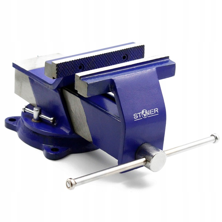 Imadło ŚLUSARSKIE 125mm Z KOWADŁEM OBROTOWE 360st. MOCNE SOLIDNE