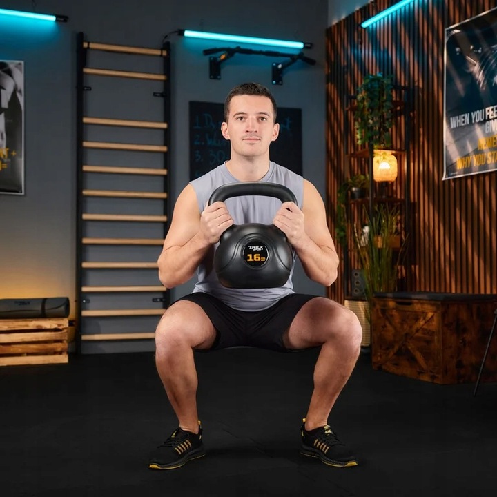 Kettlebell odważnik ciężar 16kg hantel hantla fitness do ćwiczeń Trex Sport
