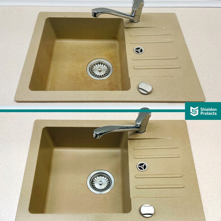 Silny środek do czyszczenia zlewu granitowego Shieldon Protects WOW 500ml