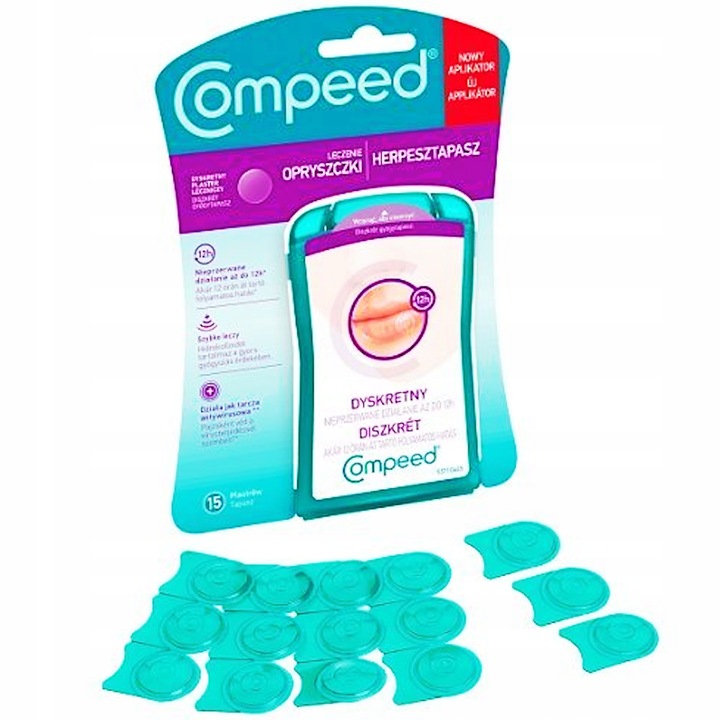 Compeed plaster leczniczy na opryszczkę 15 sztuk