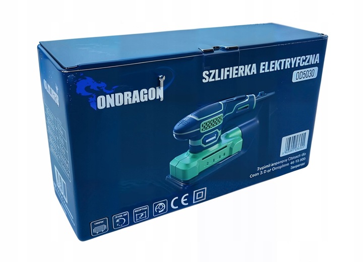 SZLIFIERKA OSCYLACYJNA ELEKTRYCZNA 650W DO GIPSU DREWNA MOCNA 12 000