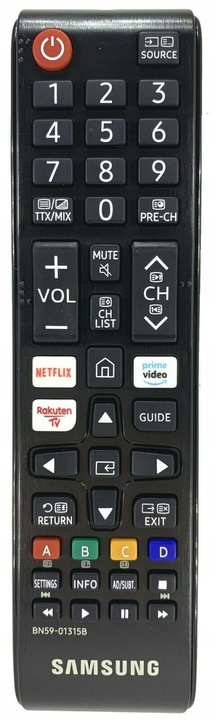 Oryg. pilot do TV Samsung Smart BN59-01315B Netflix, Prime, Rekutern