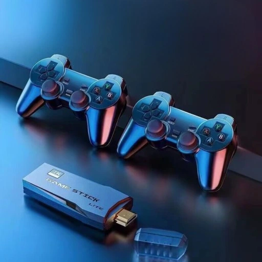 KONSOLA RETRO GRA TELEWIZYJNA BEZPRZEWODOWE 2 PADY 10000 GIER EMULATOR