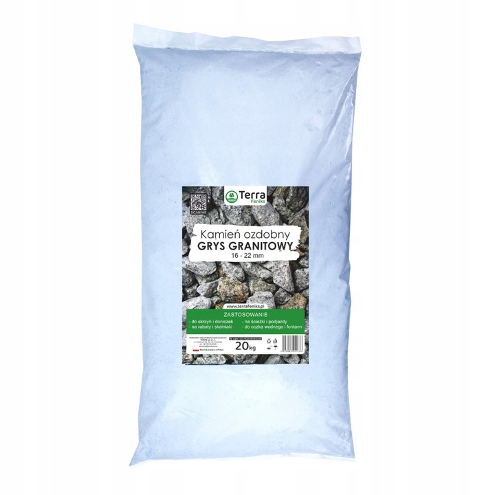Grys Granitowy 16-22 mm - 20 kg (dalmatyńczyk) TERRA Feniks KAMIEŃ