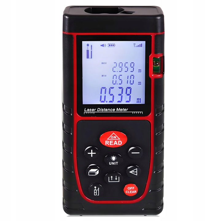 DALMIERZ LASEROWY MIERNIK ODLEGŁOŚCI CYFROWY HT-40