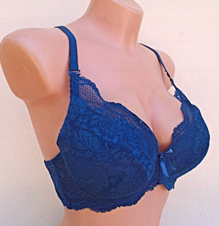 80-95 / biustonosz z push- up koronkowy 85C usztywniany kolory 8076