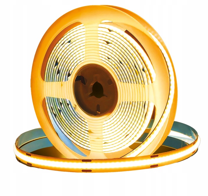 Taśma LED Neon COB 24V 10m 480 diod 3000K BIAŁA CIEPŁA HOMOGENICZNA