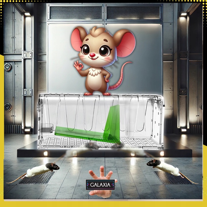 ŻYWOŁAPKA NA MYSZY 2 SZT Pułapka Łapka Szczury Pułapki Łapki 2X