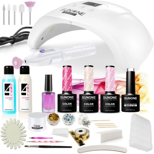 Zestaw do hybryd lampa LED UV 48W +frezarka+gratis