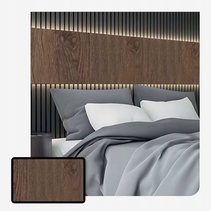 Okleina Meblowa Samoprzylepna 60x200cm Blat Drzwi Gruba Struktura