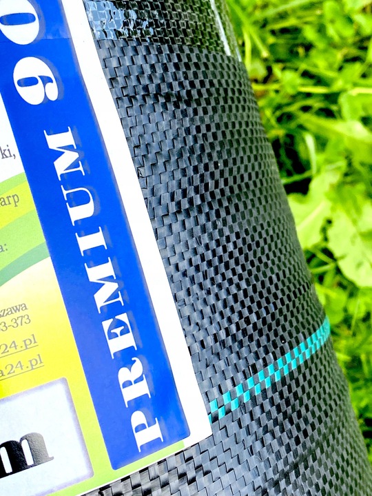 Agrotkanina czarna 1,6x50m 90g mata antychwastowa mocna agrowłóknina