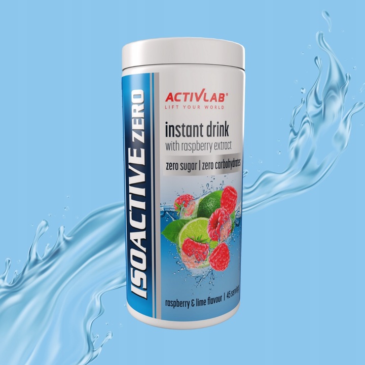 Isoactive ZERO Elektrolity BEZ CUKRU MALINA-LIMONKA