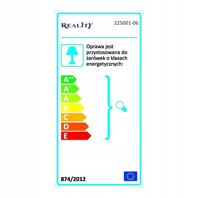 Lampa kinkiet UTAH 225001-06 Reality