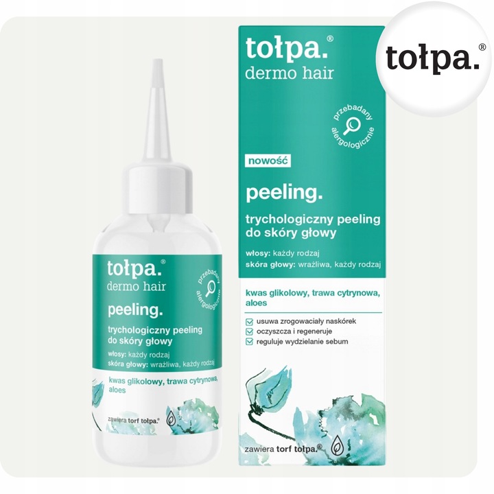 Peeling Trychologiczny do Skóry Głowy Łagodzący Podrażnienia Wydajny 100ml