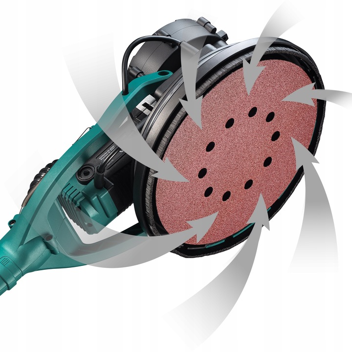 SZLIFIERKA ŻYRAFA DO GIPSU GŁADZI TYNKU ŚCIAN TYNKÓW 220cm LED +