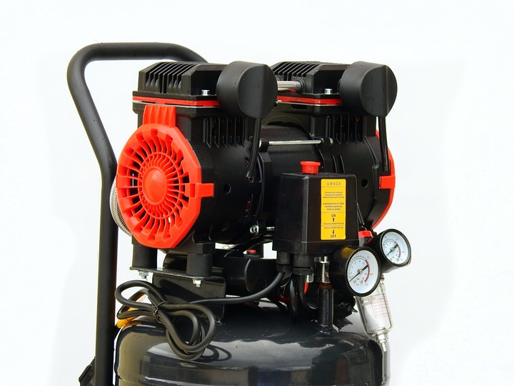 POFESJONALNY 12 Bar kompresor k33 bezolejowy 50L sprężarka powietrza