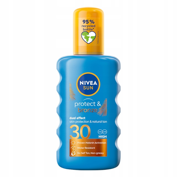 NIVEA SUN Protect & Bronze Spray do opalania SPF 30, 200 ml