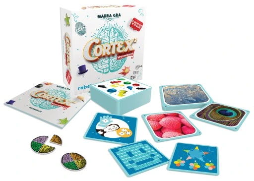 GRA PLANSZOWA RODZINNA DLA DZIECI CORTEX 2 WYZWANIA MĄDRA GRA 8+ 2-6 OSÓB