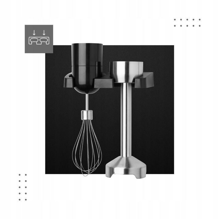 MOCNY BLENDER RĘCZNY WIELOFUNKCYJNY MIKSER 1400 W