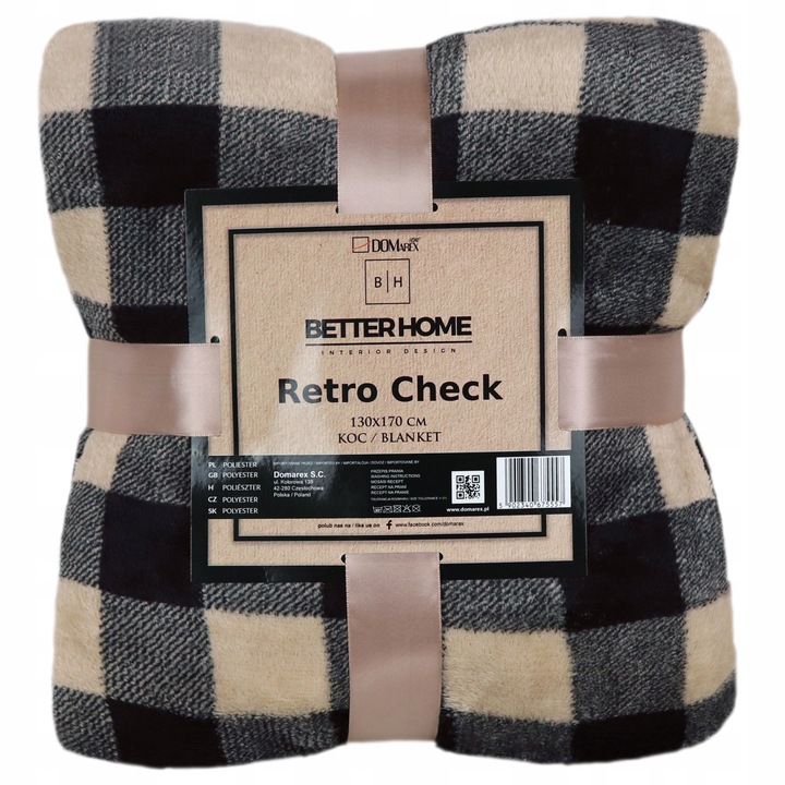 MIĘKKI KOC ŚWIĄTECZNY W KRATĘ NA ŁÓŻKO NARZUTA PLED MIKROFIBRA RÓŻNE WZORY