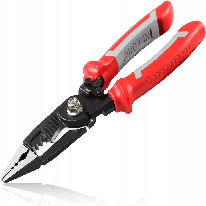 SZCZYPCE WIELOFUNKCYJNE 9w1 DLA ELEKTRYKÓW NOŻYK ŚCIĄGACZ ZACISKARKA