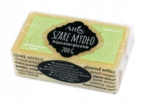 Mydło Szare Naturalne HIPOALERGICZNE ATTIS Skóra Wrażliwa 200g x10