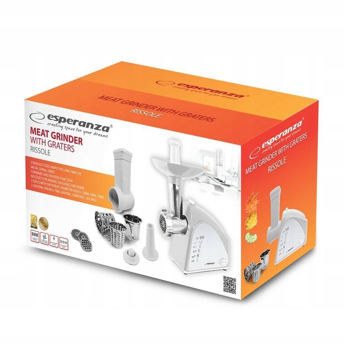 SUPER Maszynka do mielenia mięsa, wyrabianie kiełbasy RISSOLE 2200W