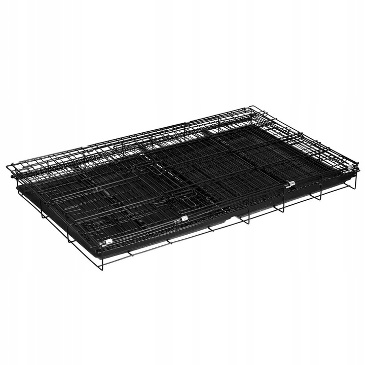 KLATKA KOJEC DLA PSA PSÓW KOTA MOCNY WYBIEG METALOWA DUŻA 100x70x60cm