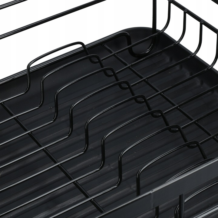 Suszarka na Naczynia Ociekacz Czarny Jednopoziomowy Xtech