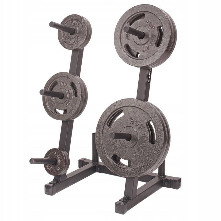 Wytrzymały STOJAK NA OBCIĄŻENIA +GRYFY ENDORFIT