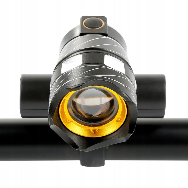 MOCNA LAMPKA ROWEROWA LED XML-T6 CREE USB ZOOM