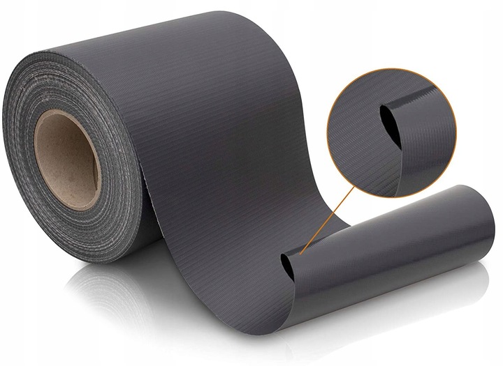 TAŚMA OGRODZENIOWA NA PŁOT OGRODZENIE OSŁONA PANEL 19cmx35m 24 KLIPSY