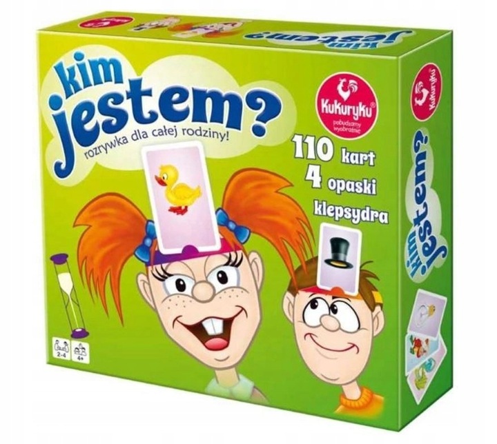 KIM JESTEM? Gra planszowa dla dzieci Kukuryku PL