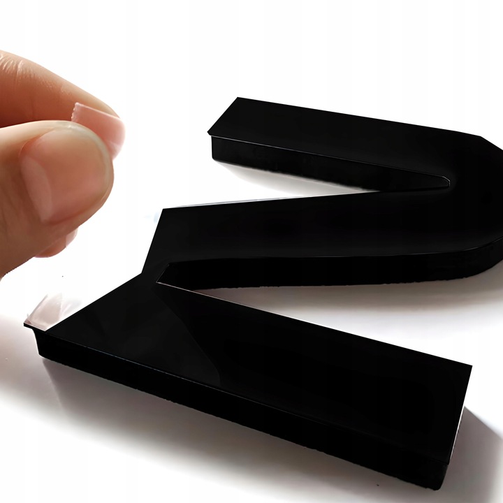 ZEGAR ŚCIENNY 3D NOWOCZESNY PRZYKLEJANY NA ŚCIANĘ CZARNY XXL 130 CM