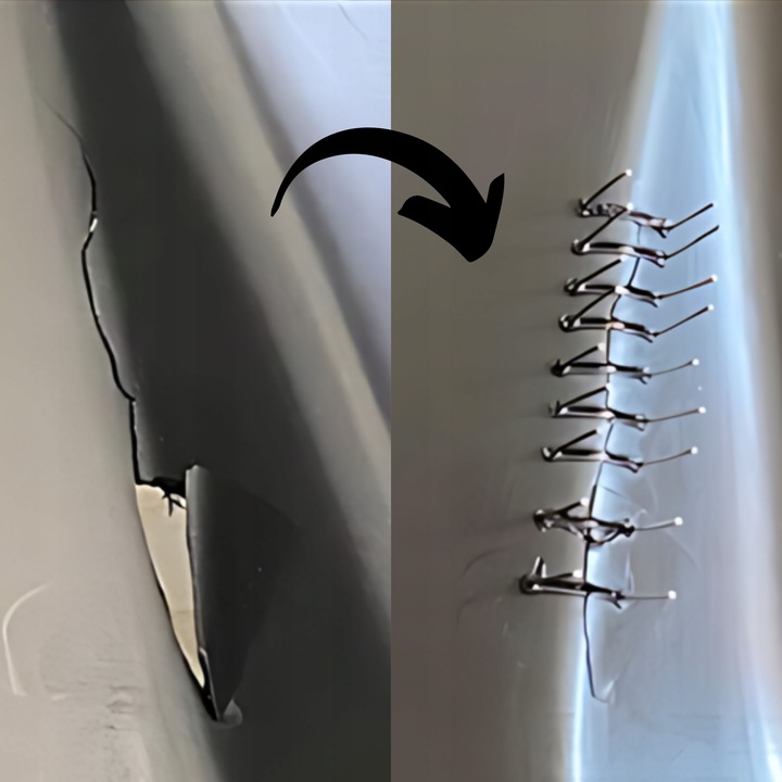 ZSZYWKI DO ZGRZEWARKI DO PLASTIKU TWORZYW ZESTAW 8 TYPÓW 800SZT 0,8MM