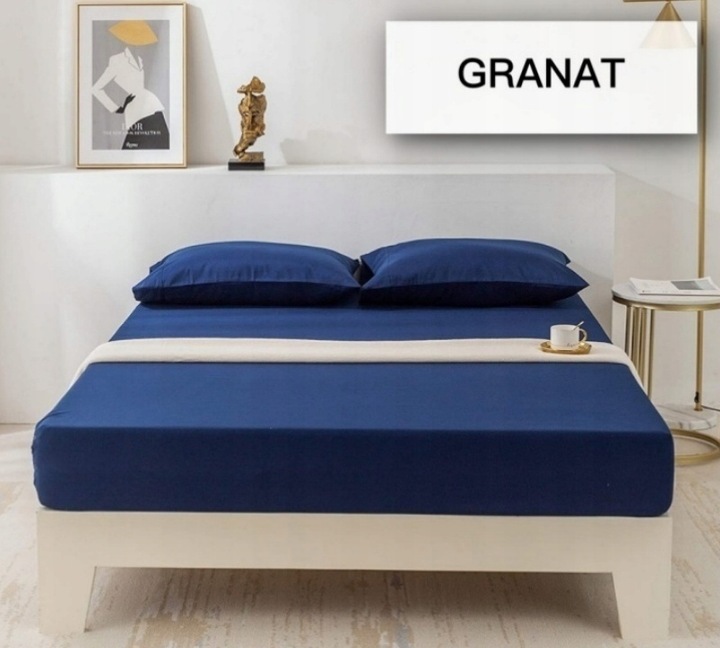 PRZEŚCIERADŁO BAWEŁNIANE Z GUMKĄ 200x220 PREMIUM RÓŻNE KOLORY SUPER JAKOŚĆ