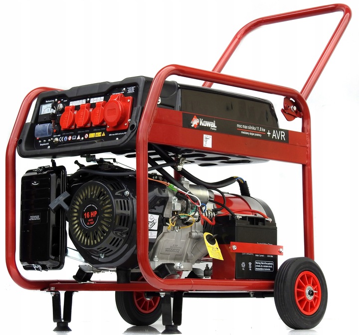 PROFESJONALNY AGREGAT PRĄDOTWÓRCZY 11,8kW ELSTART AVR+ MIEDŹ STOJAN