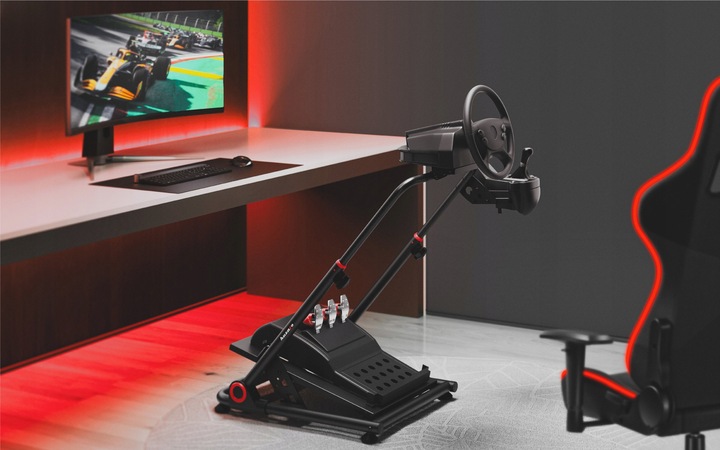 Kokpit STOJAK STELAŻ do kierownicy SYMULATOR GRACZAG Huzaro Speed 3.0
