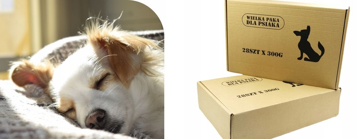 Mokra karma dla Psa Wielka Paka Dla Psiaka Mix Smaków 28 szt x 300g 8,4 kg