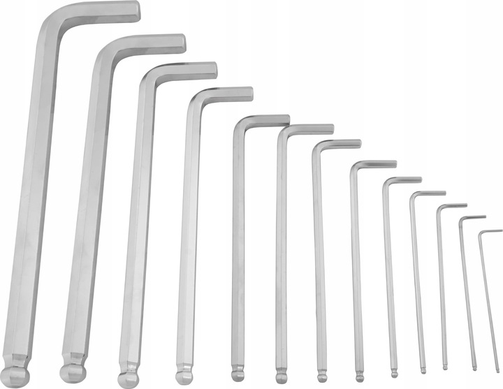 DUŻE KLUCZE IMBUSOWE ZESTAW IMBUSÓW KLUCZY IMBUSOWYCH IMBUSY Z KULKĄ 2-19mm